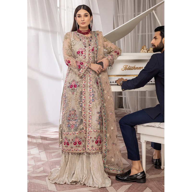 Beige Luxury Formal Suit - Adan Libas - Tesoro Formals' 2023 - 5171