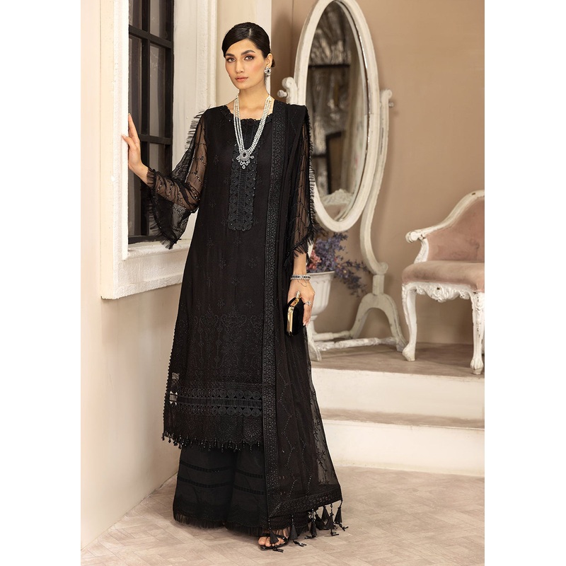Black Formal Suit - Alizeh - Dhaagay Formals '23 - V02D10 - Anita