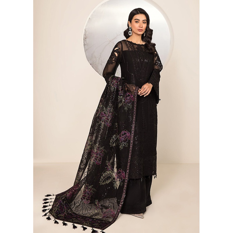 Black Formal Suit - Alizeh - Lamhay Formals '23 - V15D03 - Amera