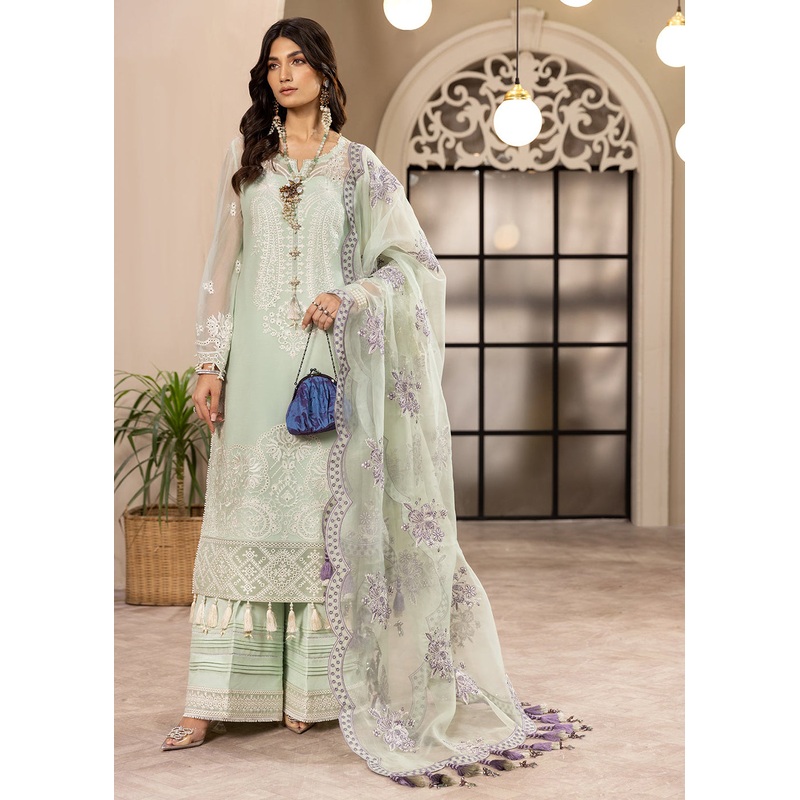 Green Formal Suit - Alizeh - Dhaagay Formals '23 - V02D08 - Maheer