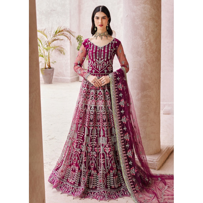 Magenta Maxi Dress | Emaan Adeel | Mirha Wedding Edition '23 | MH-202