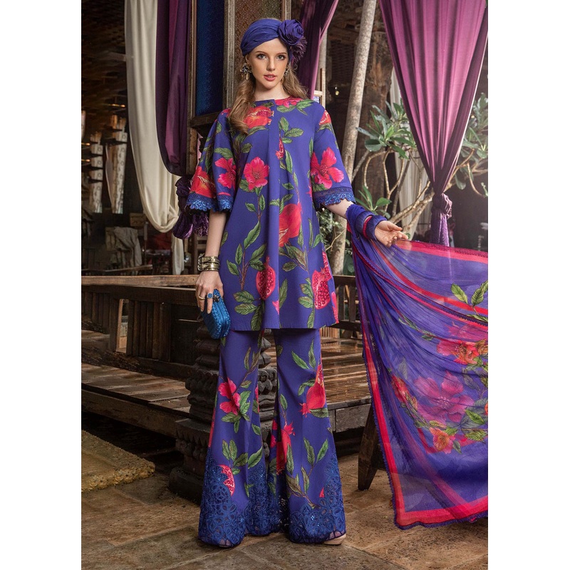 Printed Lawn Suit - Maria B - M.Prints Eid Collection 2023 - MPT-1803-B