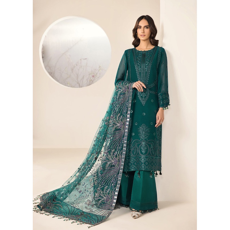 Sea Blue Formal Suit - Alizeh - Lamhay Formals '23 - V15D05 - Giza