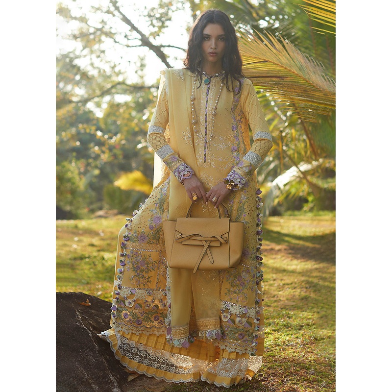 Yellow Lawn Suit - Elan - Luxury Lawn '23 - IRA-EL23-01B