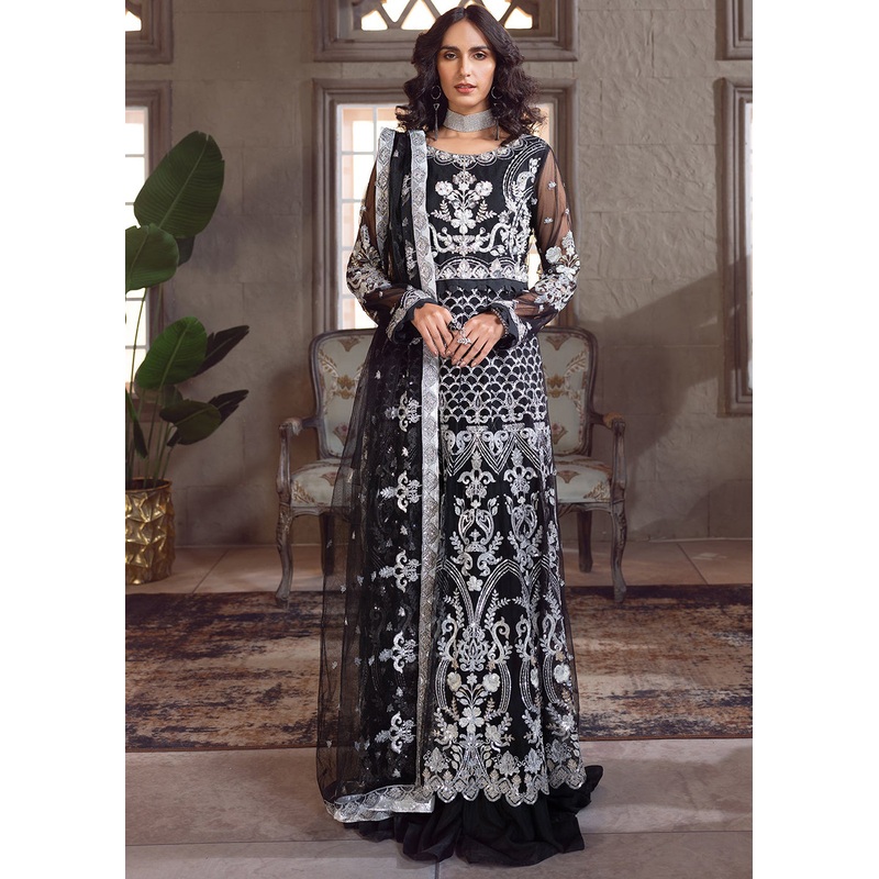 Black Pakistani Lehenga Suit | Emaan Adeel | Le Festa Formal Edit 7 | LF-705