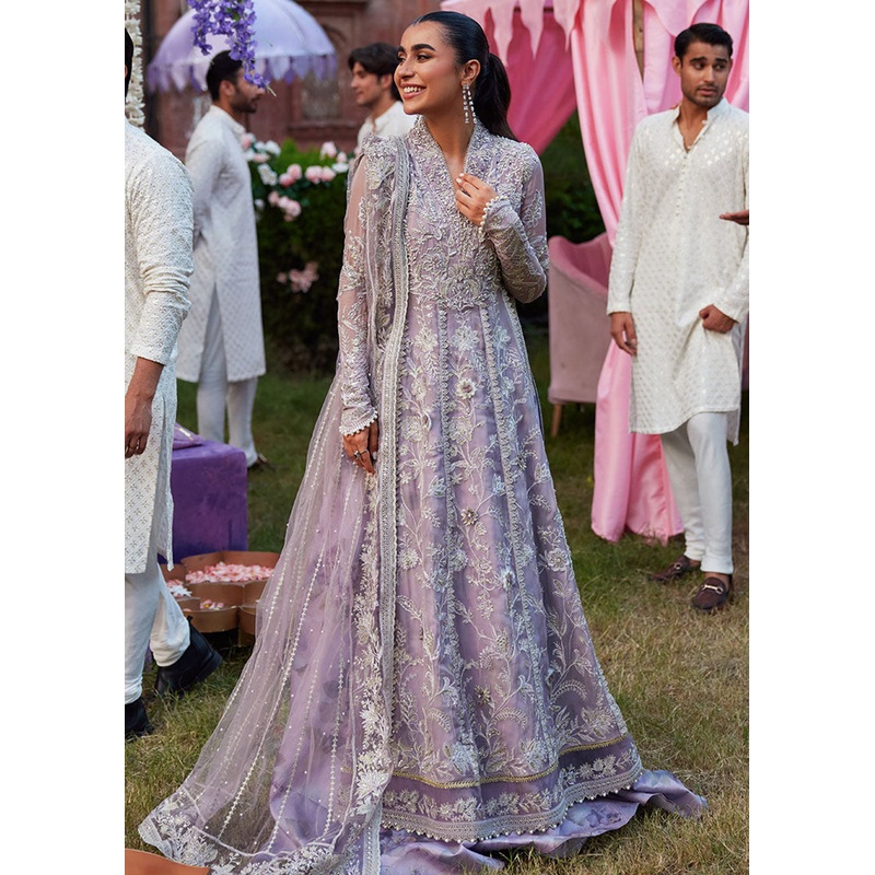 Izhar Unstitched Luxury Chiffon Collection by Mushq | MUNEEZEH