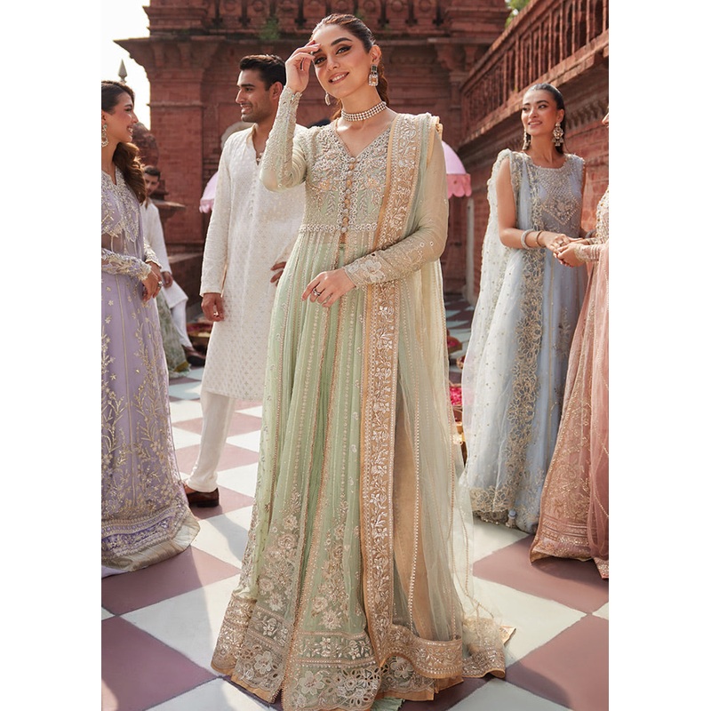 Izhar Unstitched Luxury Chiffon Collection by Mushq | SHAHANA