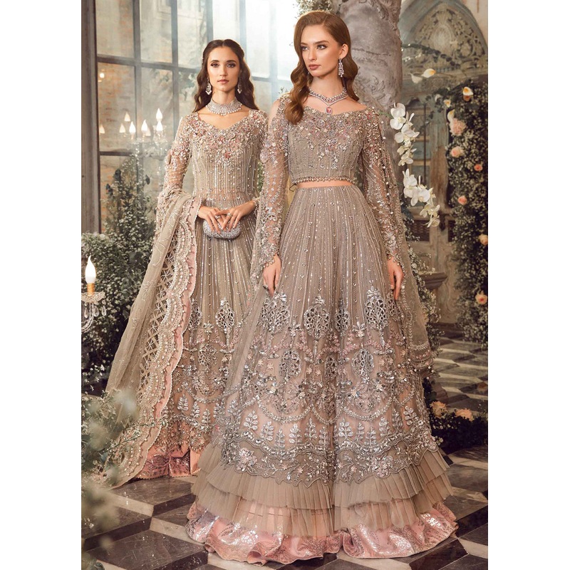 Mbroidered Wedding 2023 by Maria B | Grey BD-2703