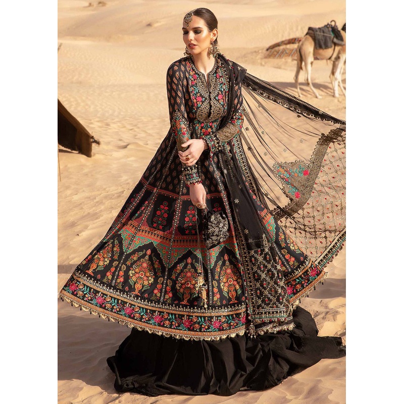 Unstitched Voyage a' Luxe Lawn '24 by Maria B | D-2413-B