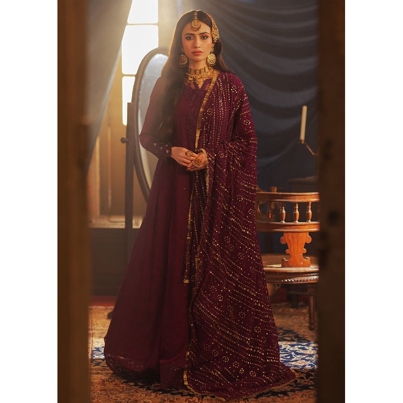 Luxe 3 Pcs Festive Embroidered Formals '24 by Azure | Mysterious Fairy