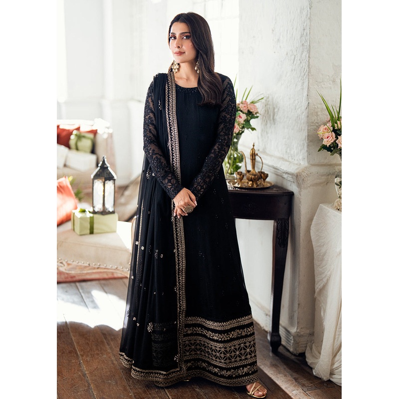 Luxe Embroidered Festive Formals '25 by Azure | Caviar Noir