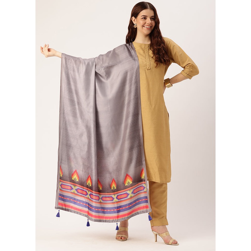 Multicolor Cotton Dupatta - JD986615060