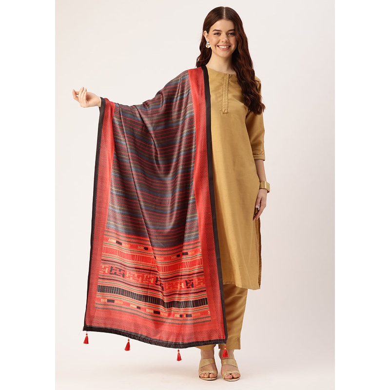 Multicolor Cotton Dupatta - JD986615062
