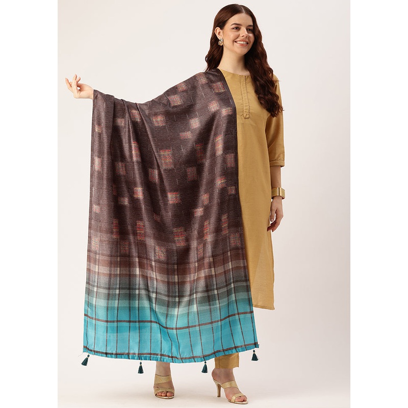 Multicolor Cotton Dupatta - JD986615065