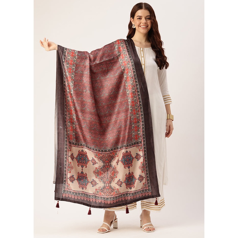Multicolor Cotton Dupatta - JD986615069