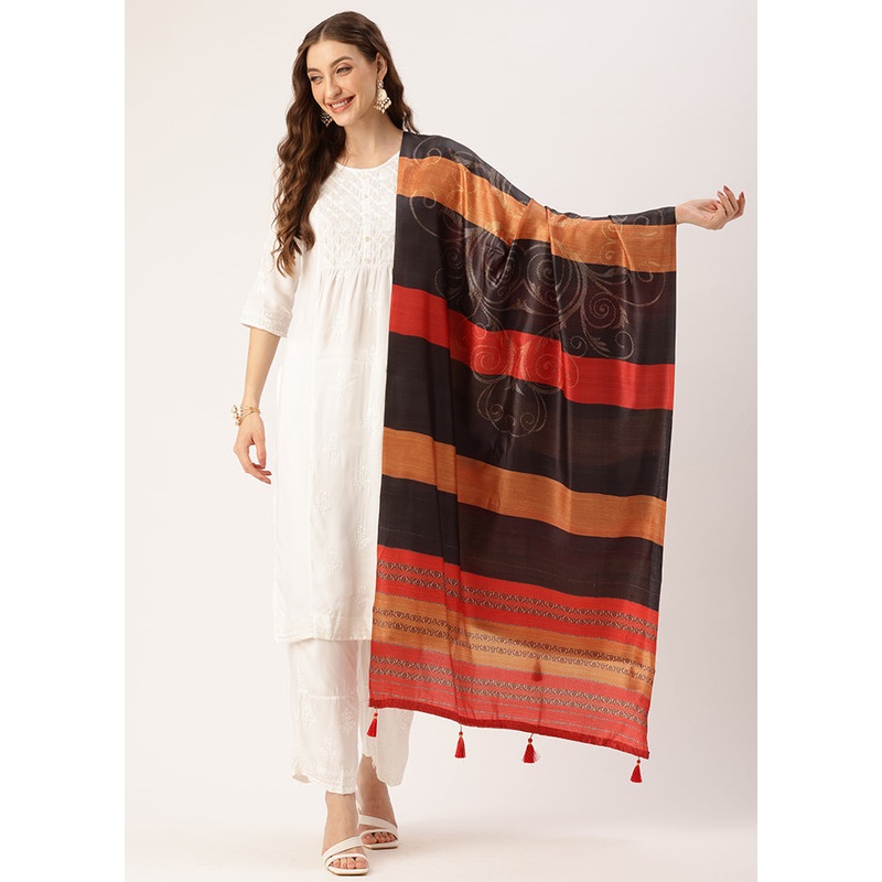 Multicolor Cotton Dupatta - JD986615071