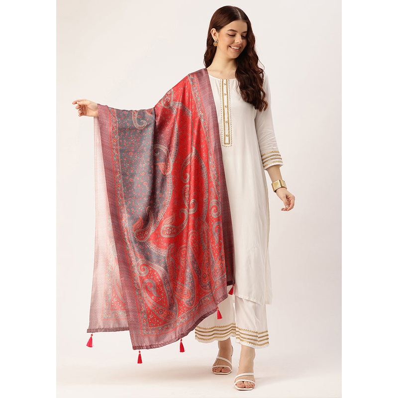 Multicolor Cotton Dupatta - JD986615076