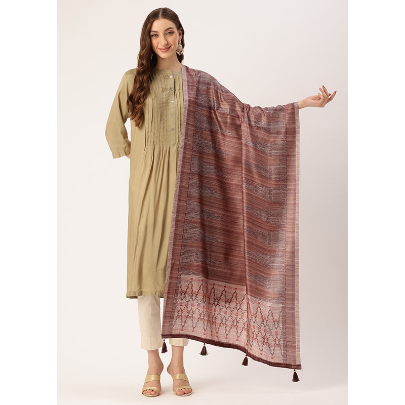 Multicolor Cotton Dupatta - JD986615077