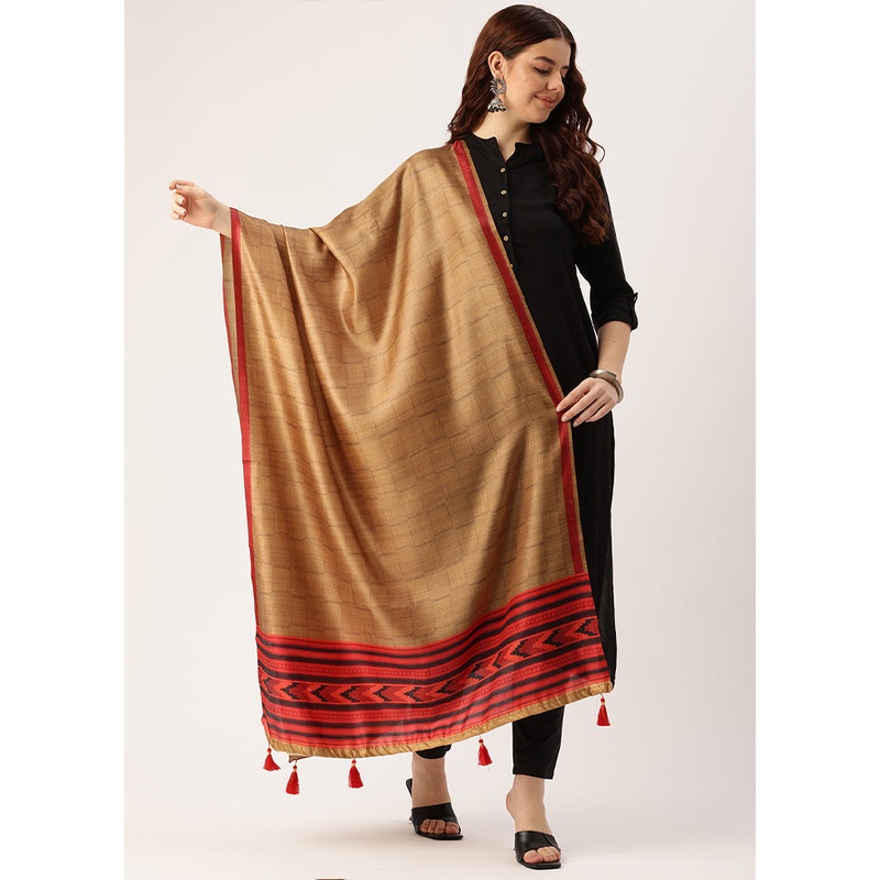 Multicolor Cotton Dupatta - JD986615078