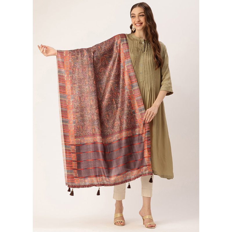 Multicolor Cotton Dupatta - JD986615080