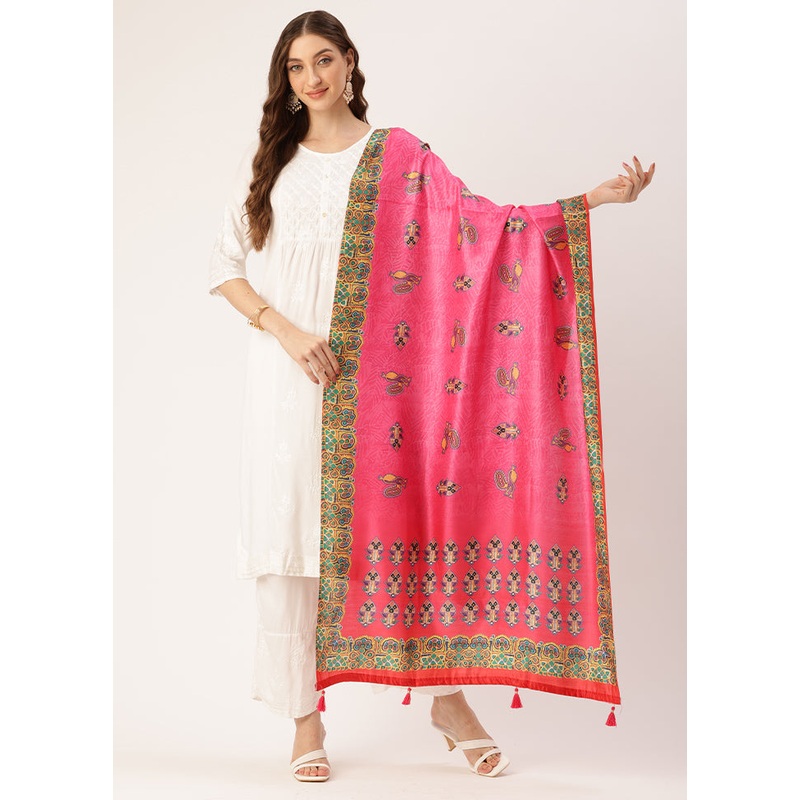Multicolor Cotton Dupatta - JD986615091