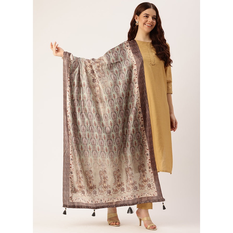 Multicolor Cotton Dupatta - JD986615096