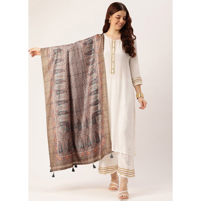 Multicolor Cotton Dupatta - JD986615097