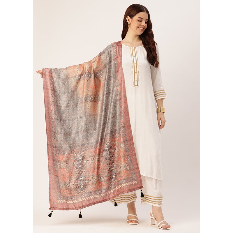 Multicolor Cotton Dupatta - JD986615098