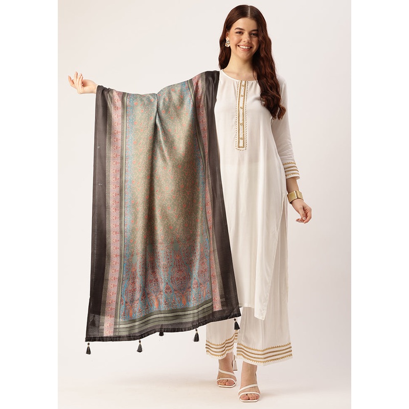 Multicolor Cotton Dupatta - JD986615099