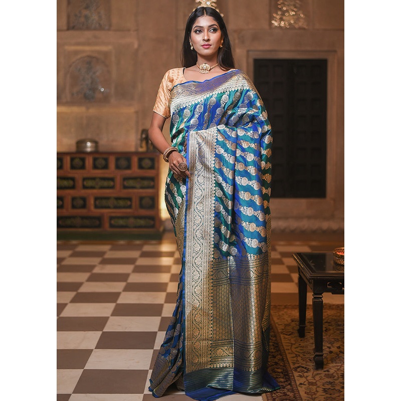 Pink Katan Pure Silk Saree With Blouse Piece - JD986614301