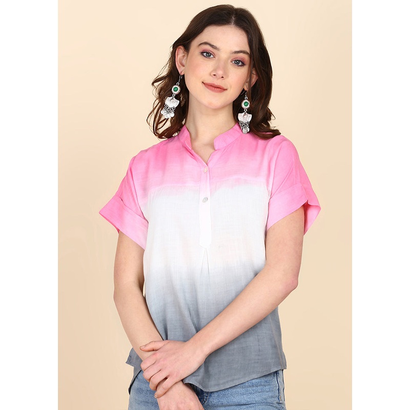 Multicolor Readymade Rayon Top - JD986613555