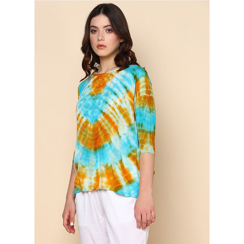 Multicolor Readymade Rayon Top - JD986613556