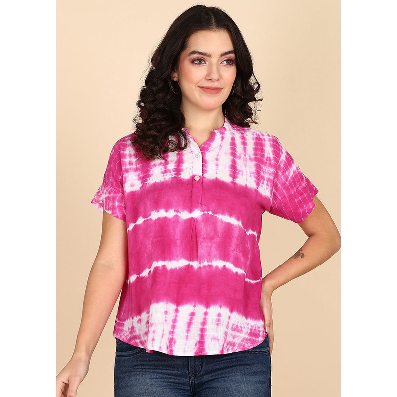 White Readymade Rayon Top - JD986613536