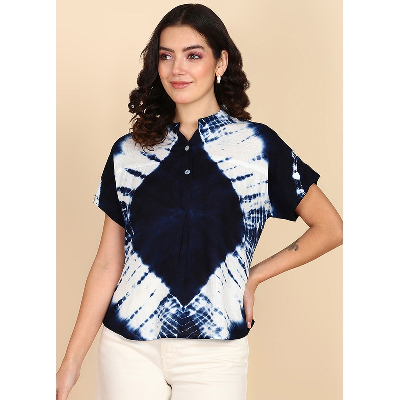 White Readymade Rayon Top - JD986613538
