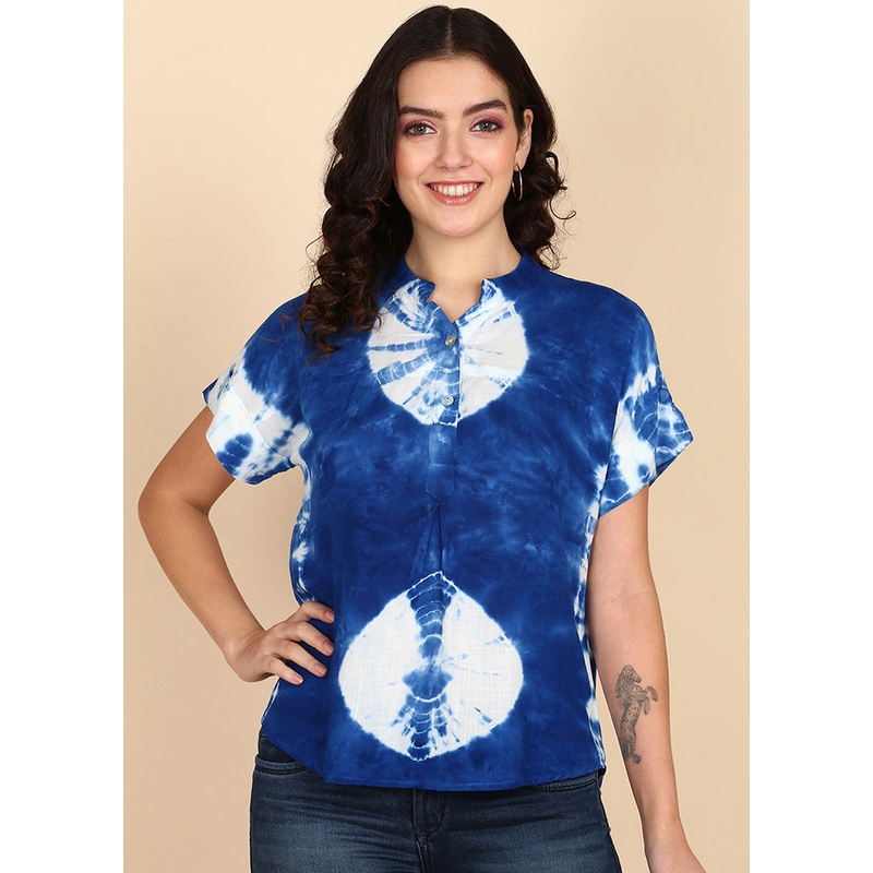 White Readymade Rayon Top - JD986613540