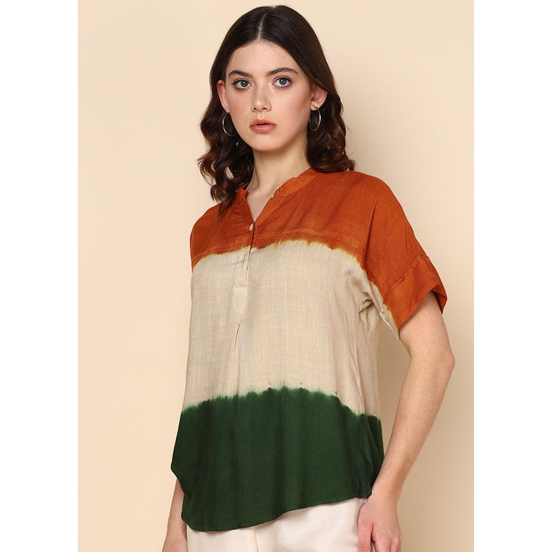 White Readymade Rayon Top - JD986613542