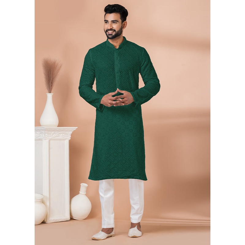 2 Pc Rama Georgette Kurta Pajama Set - JD986612263