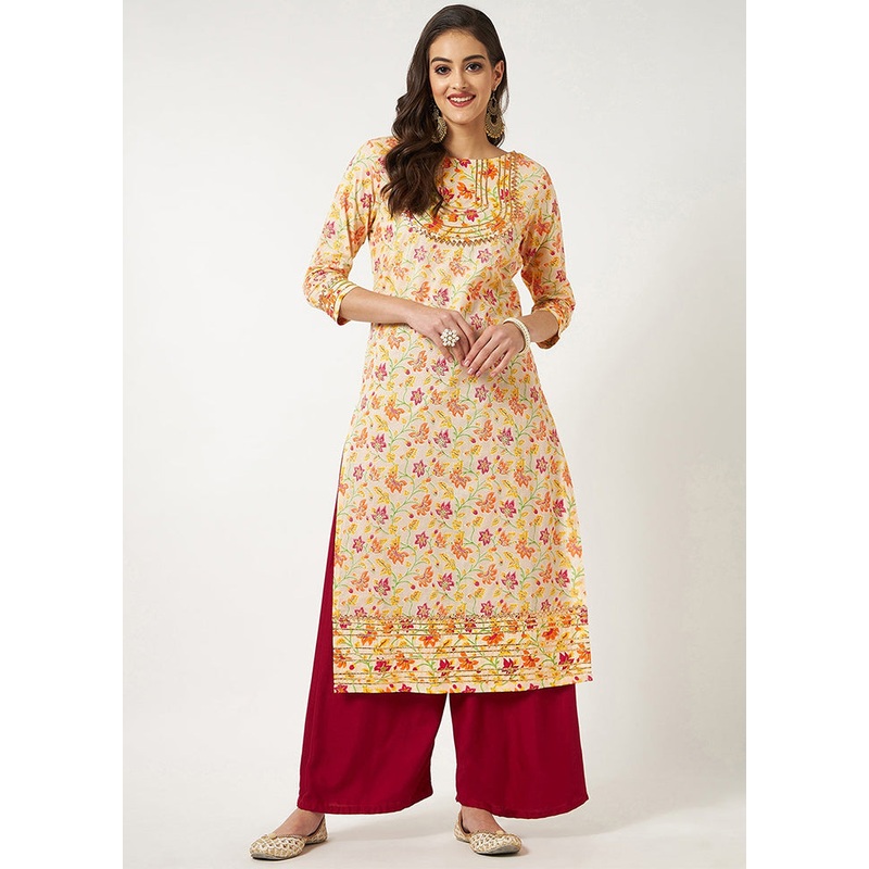 Multicolor Readymade Cotton Kurti - JD986611485