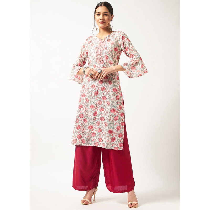 Multicolor Readymade Cotton Kurti - JD986611486