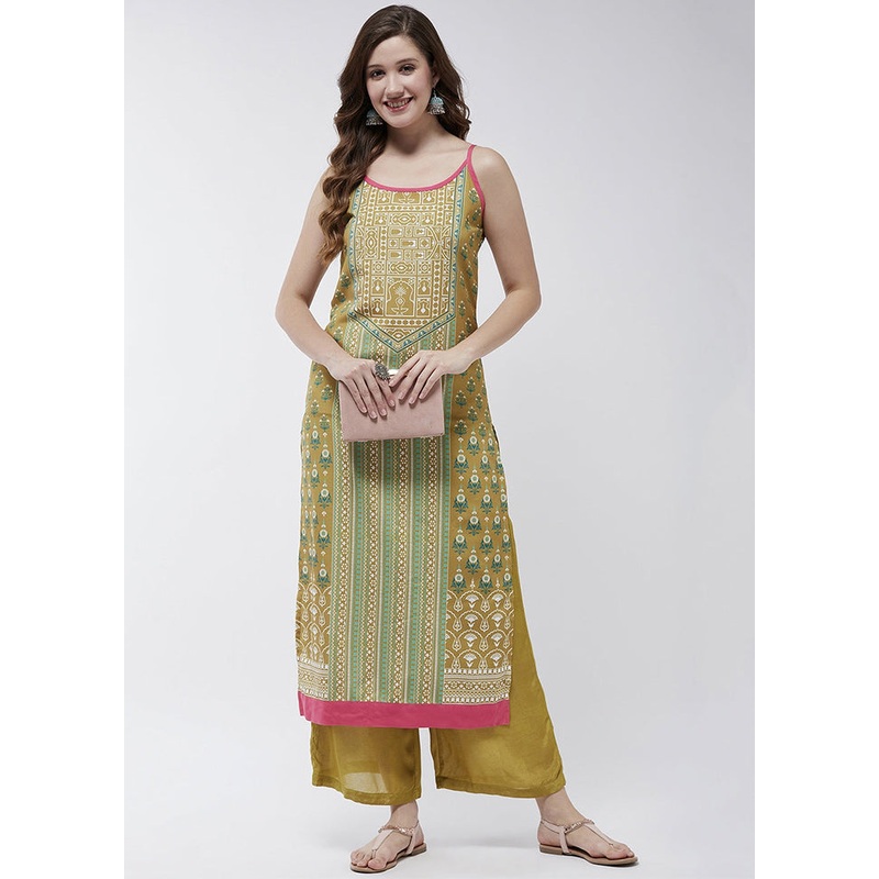 Multicolor Readymade Viscose Kurti - JD986611480