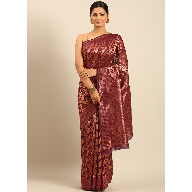 Multicolor Cotton Saree With Blouse Piece - JD986611352
