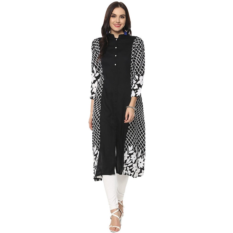 Multicolor Readymade Cotton Kurti - JD986611306