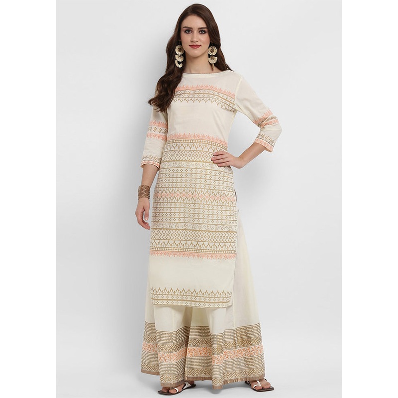 Multicolor Readymade Cotton Kurti - JD986611317