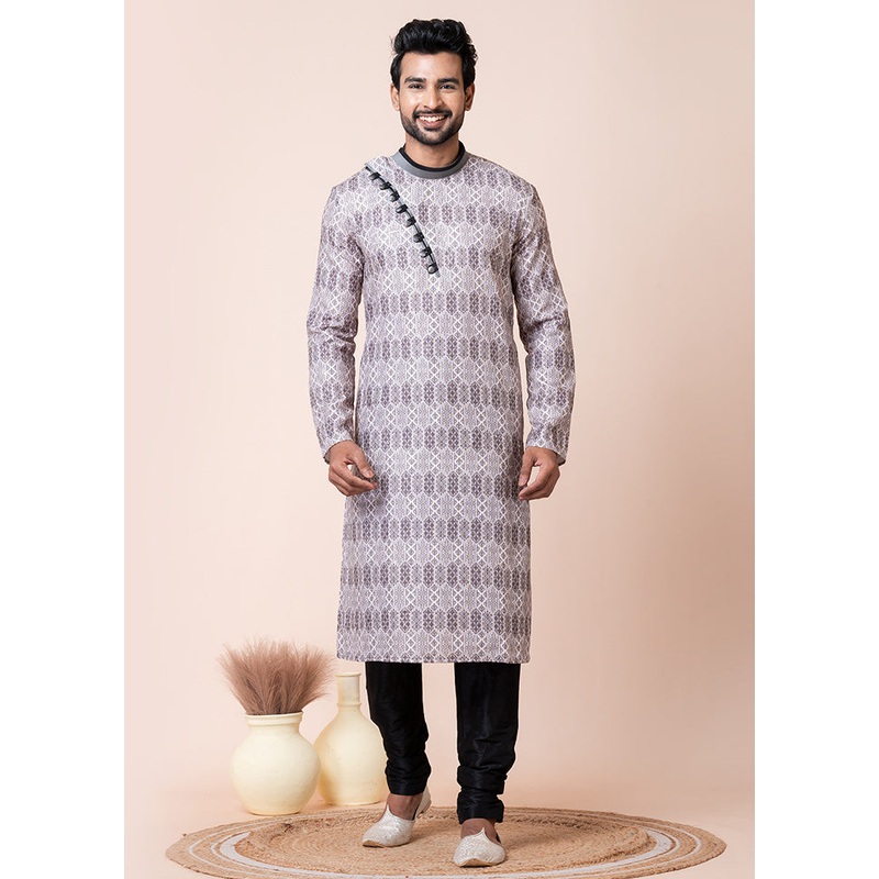 Multicolor Cotton Kurta And Pajama Set - JD986611186