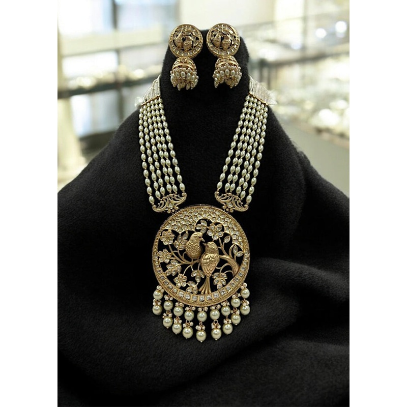 Golden Carat Plated Jewellery Set - JD986610741