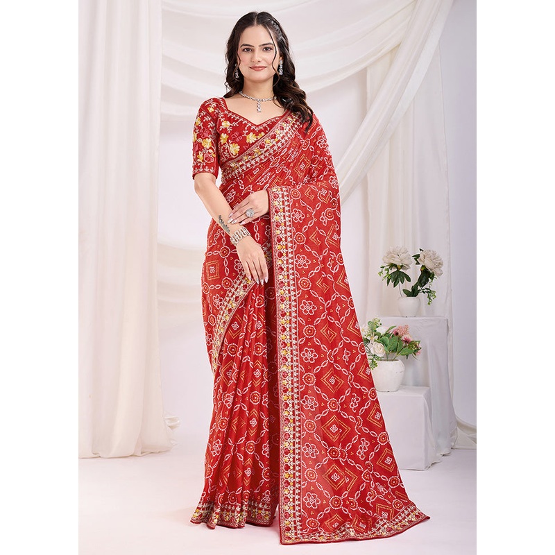 Maroon Spun Silk Saree With Blouse Piece - JD986610876