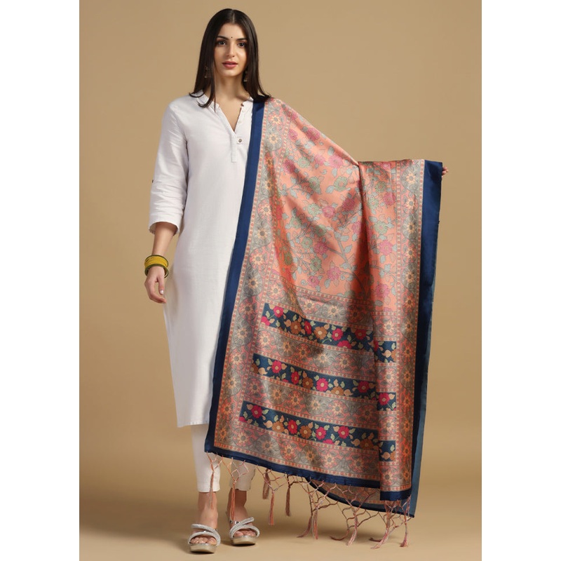 Rama Banarasi Silk Dupatta - JD986610844