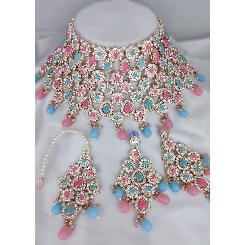 Multicolor Alloy Jewellery Set - JD986610603