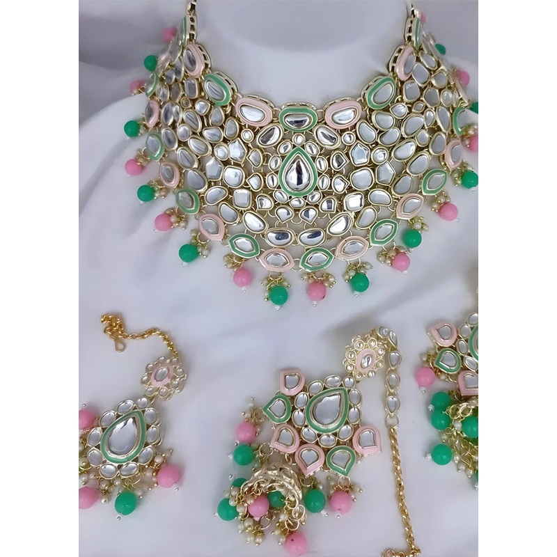 Multicolor Alloy Jewellery Set - JD986610606