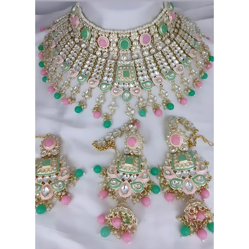 Multicolor Alloy Jewellery Set - JD986610607